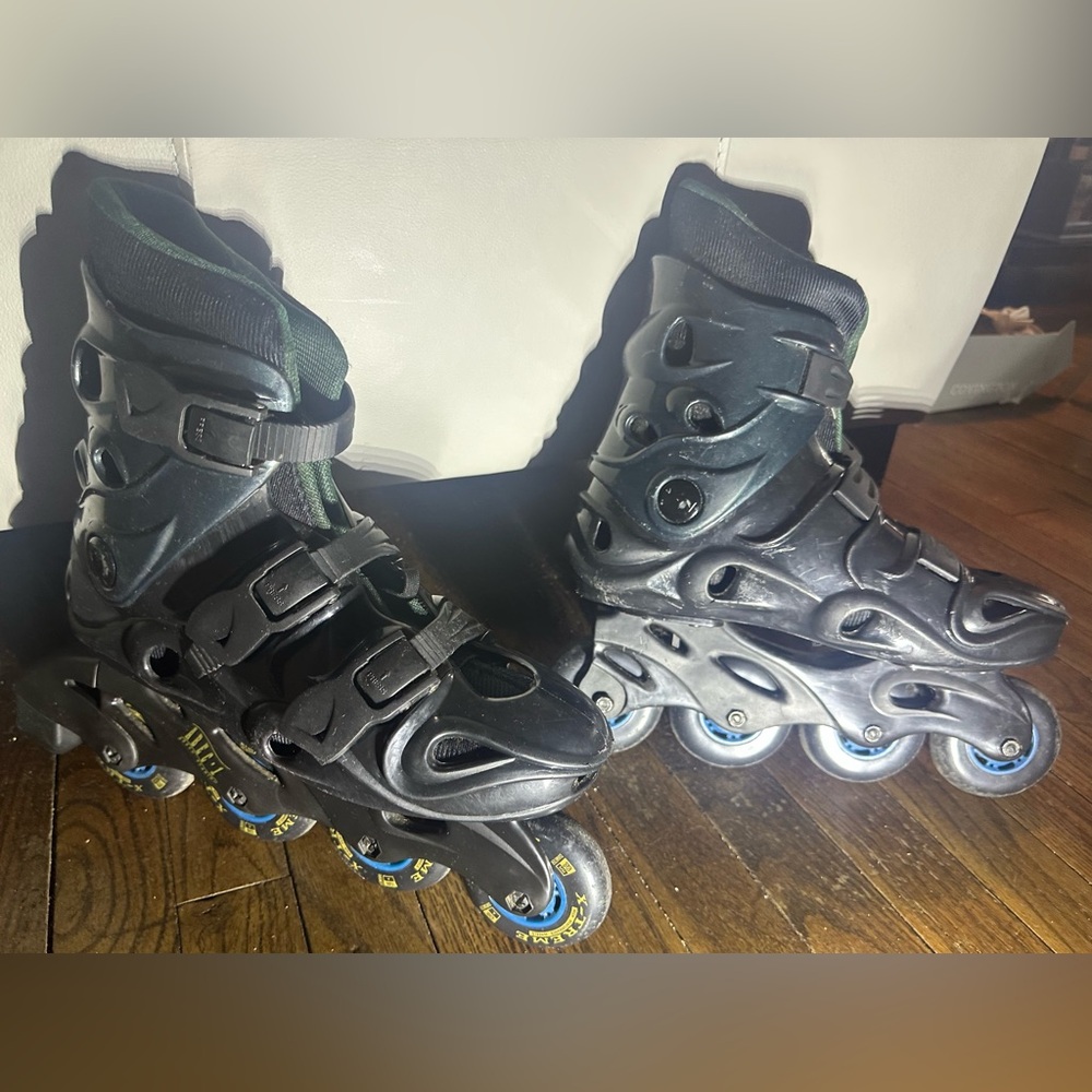 Men Black Adjustable Inline Skates - image 2